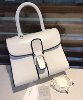 델보 브리앙 복스 토트백 미듐